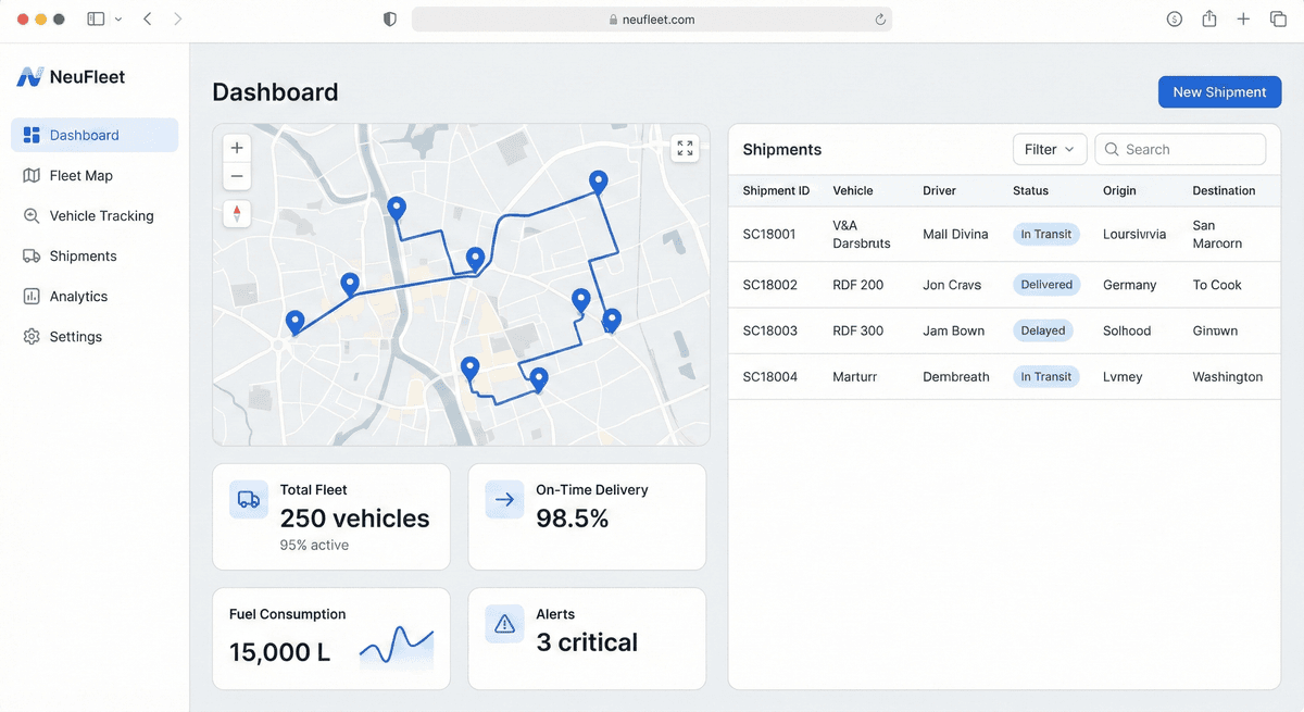 NeuFleet Transportation Management